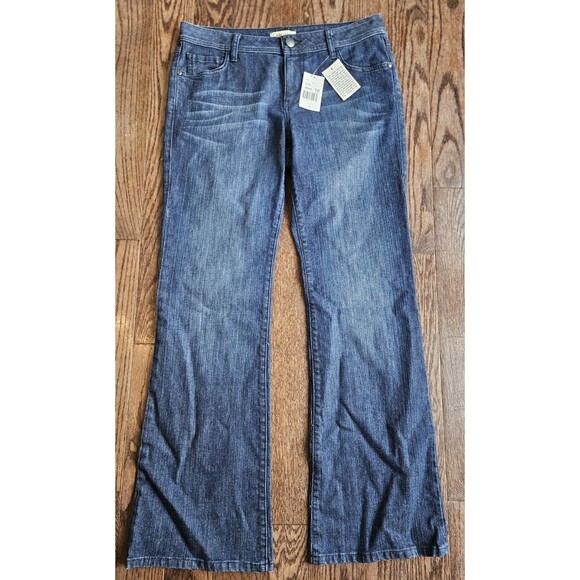 CAbi Denim - NWT CAbi Dark Wash Blue Denim Flare Leg Style# 511R Jeans Women's 10